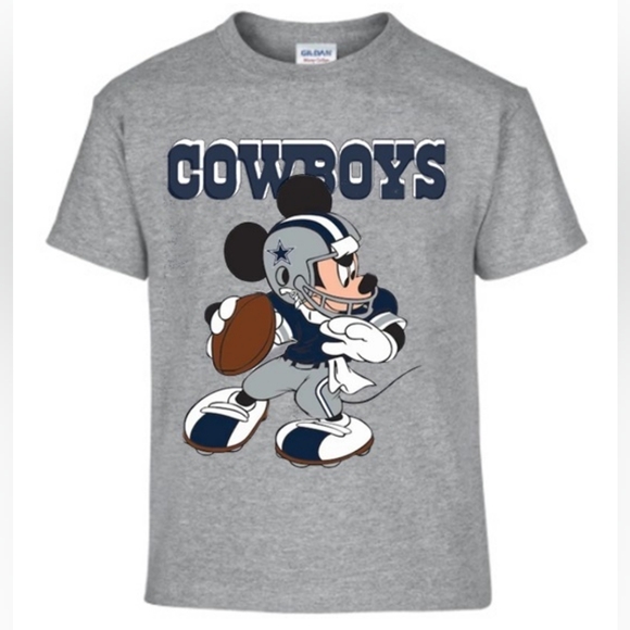 Dallas Cowboys 'Mickey Mouse Football Youth Tee Various sizes - Picture 1 of 2